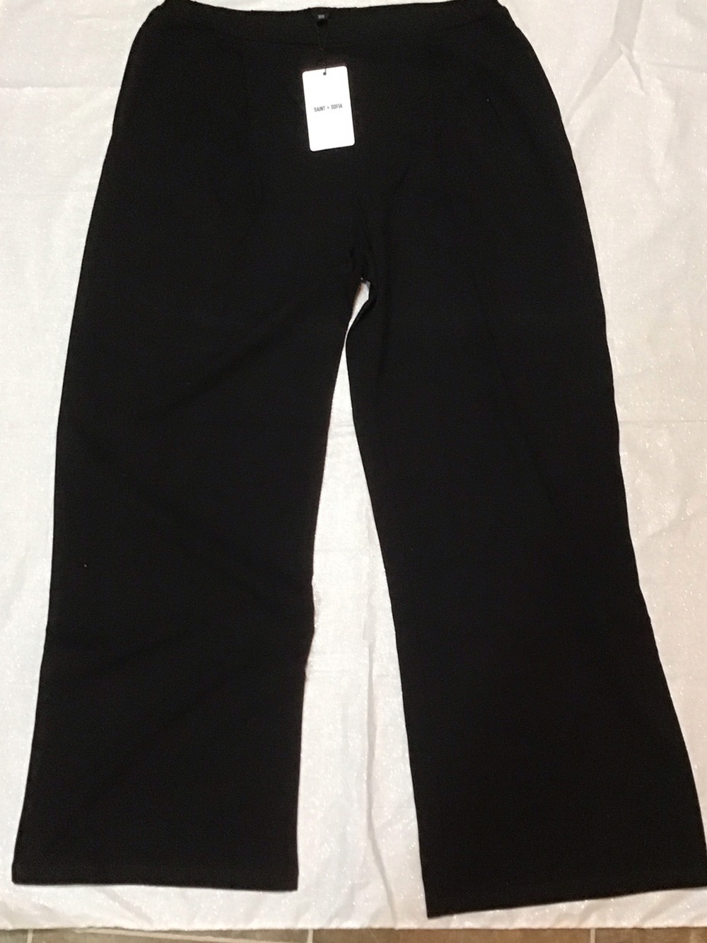 Women’s Black Wide-Leg Leggings
